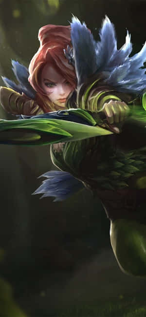 Windranger In Action Wallpaper