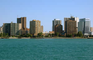 Windsor Skyline View From Water Wallpaper