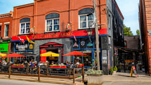 Windsor Spitfire Arms Pub Street View Wallpaper