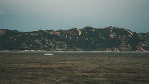 Windsurfing Green Island Wallpaper