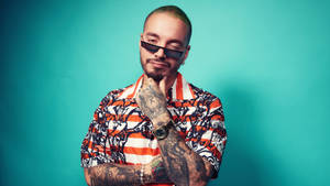 Winking J Balvin Wallpaper