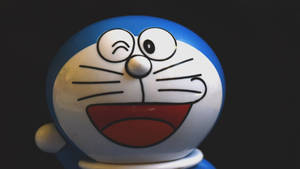 Winking Toy Doraemon 4k Wallpaper