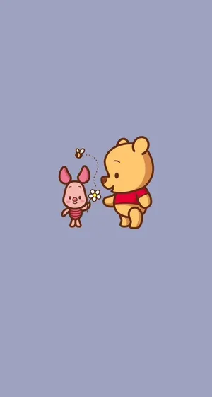 Winnie The Pooh And Piglet, Best Friends Wallpaper