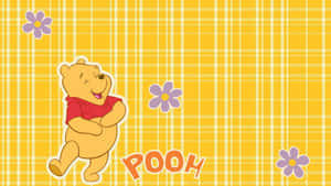 Winnie The Pooh Charming Laptop Background Wallpaper