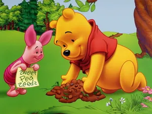 Winnie The Pooh Iphone Display Wallpaper