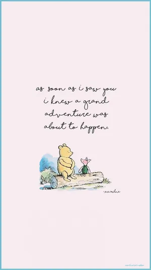 Winnie The Pooh Quotes About Adventure Wallpaper