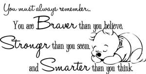 Winnie The Pooh Quotes In White Wallpaper