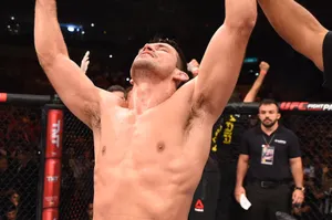 Winning Moment Of Demian Maia Wallpaper