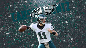 Winning Pose Carson Wentz Wallpaper