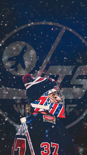 Winnipeg Jets Connor Hellebuyck Wallpaper