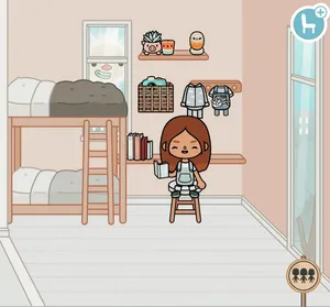 Winona Aesthetic Toca Life Bedroom Wallpaper