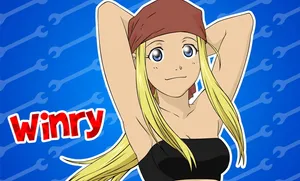 Winry Rockbell - The Skilled Automail Engineer Wallpaper