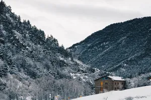 Winter Andorra Mountains Wallpaper