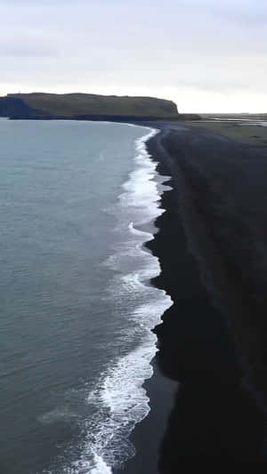 Winter Beach Landscape Wallpaper