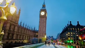 Winter Evening Big Ben London Wallpaper