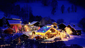 Winter Evening Lights.jpg Wallpaper