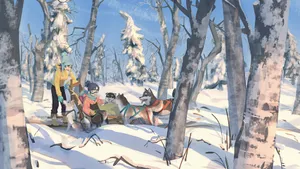 Winter Forest Adventure Wallpaper