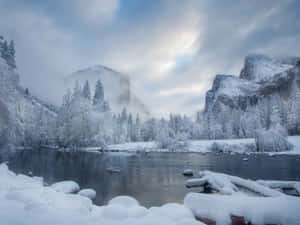 Winter_ Mountain_ Serenity.jpg Wallpaper