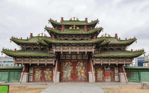 Winter Palace Of The Bogd Khan Facade Wallpaper