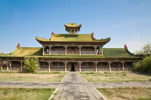 Winter Palace Of The Bogd Khan On Blue Sky Wallpaper
