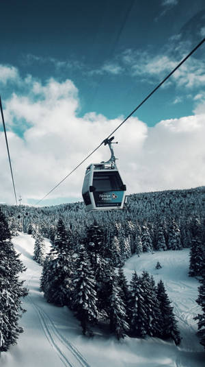 Winter Phone Turkey Cable Car Wallpaper