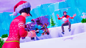 Winter Snowball Fight Action.jpg Wallpaper