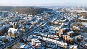 Winter View Schifflange Luxembourg Wallpaper