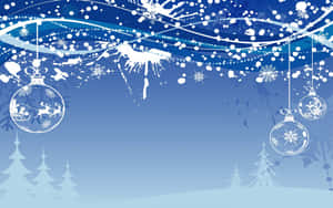 Winter Wonderland During The Holidays Wallpaper