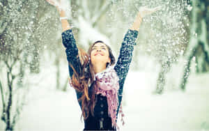 Winter Wonderland Fashionista Wallpaper