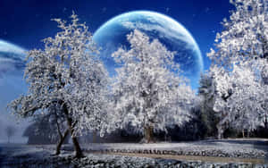 Winter Wonderland Of Snow Wallpaper