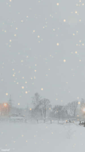 Winter_ Wonderland_ Snowfall Wallpaper