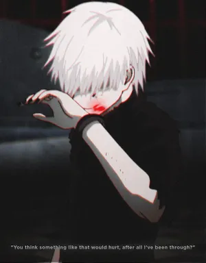 Wiping Blood Kaneki Pfp Wallpaper