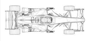 Wireframe F1 4k Wallpaper