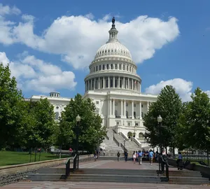 Wisconsin State Capitol In Madison Stands Out Wallpaper