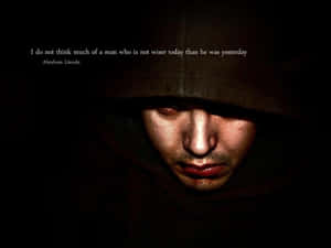 Wisdom Reflection Quote Lincoln Wallpaper