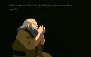 Wise Advice From Uncle Iroh Wallpaper