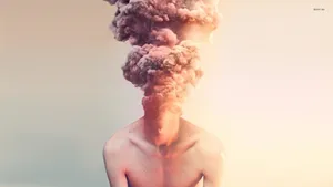 Wise Human Pastel Abstract Illustration Wallpaper