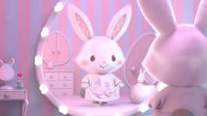 Wish Me Mell Bunny Mirror Wallpaper