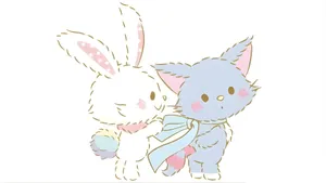 Wish Me Mell Cute Characters Wallpaper