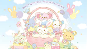 Wish Me Mell Flower Garden Wallpaper
