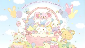 Wish Me Mell Flower Garden Wallpaper