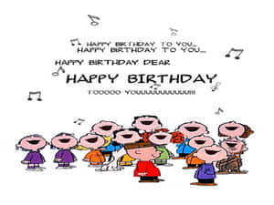 Wishing A Happy Birthday To Charlie Brown! Wallpaper