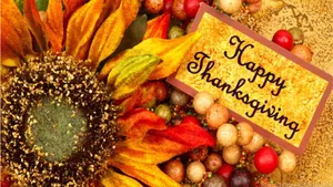 Wishing You Happiness And Joy This Thanksgiving Wallpaper