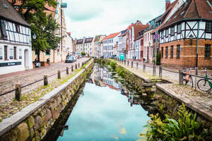 Wismar City Northern Germany Wallpaper