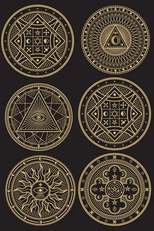 Witchcraft Symbols Wallpaper