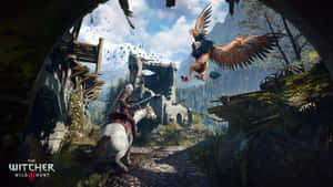 Witcher 3 Desktop Griffin Wallpaper