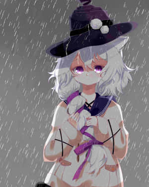 Witchin Rain Illustration Wallpaper