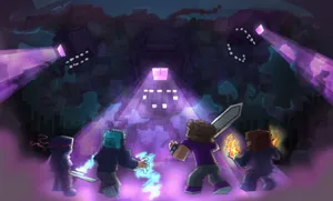 Wither Storm Vs The Crew Wallpaper