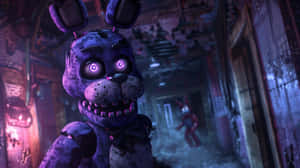 Withered Bonnie F N A F Creepy Corridor Wallpaper