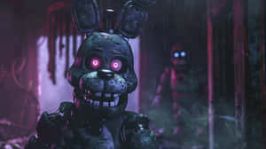 Withered Bonnie F N A F Horror Wallpaper